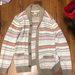 Faherty Cardigan. Large. Worn once!